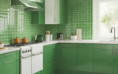 Stijlvolle en Duurzame Groene Tegels voor de Keuken